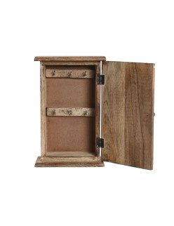 Schlüsselschrank Home ESPRIT Weiß natürlich 18 x 7,5 x 28 cm