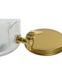 Wasserspender Home ESPRIT Gold Metall Kristall 17,8 x 25 x 15 cm