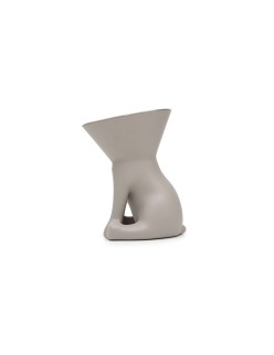 Comedouro para Cão United Pets Up Elisabeth Cinzento Aço inoxidável Polietileno 1 L