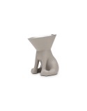 Comedouro para Cão United Pets Up Elisabeth Cinzento Aço inoxidável Polietileno 1 L