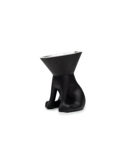 Comedouro para Cão United Pets Up Elisabeth Preto Aço inoxidável Polietileno 1 L