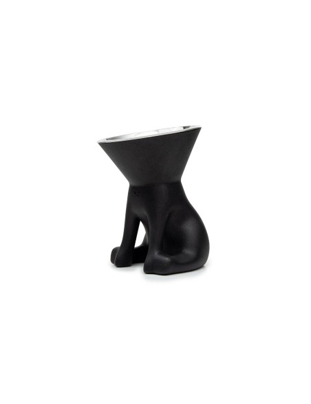 Comedouro para Cão United Pets Up Elisabeth Preto Aço inoxidável Polietileno 1 L