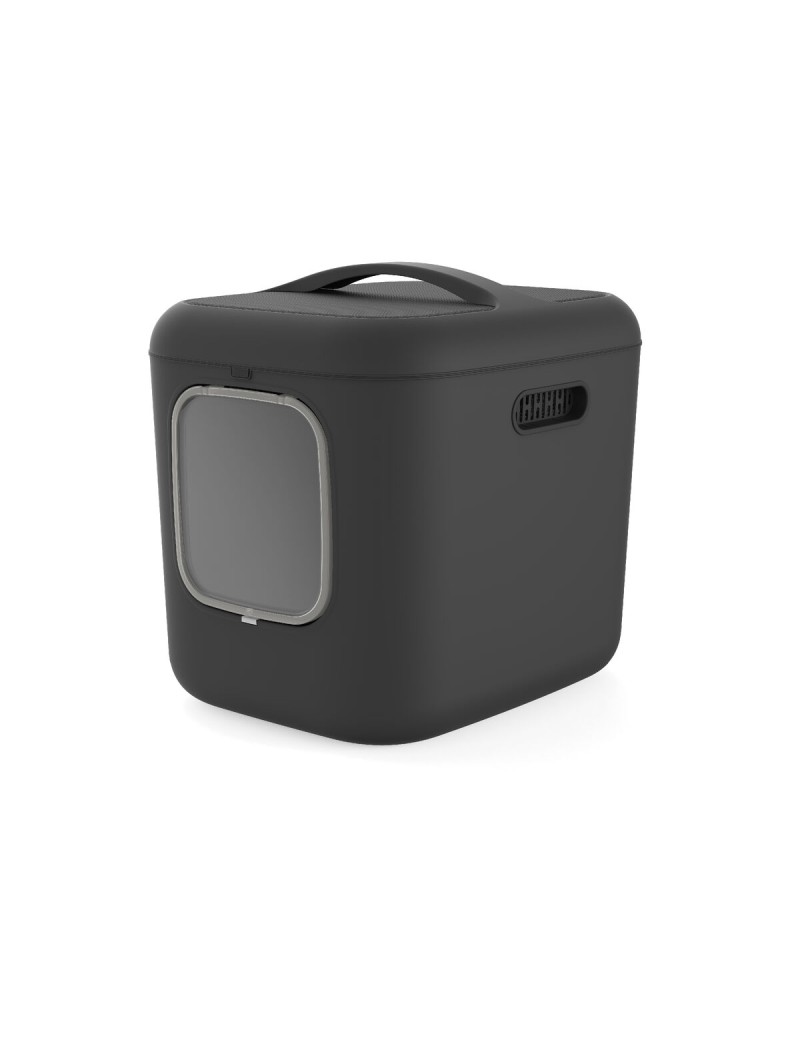 Caixa de Areia para Gatos Rotho My Pet Biala XL Antracite Plástico reciclado