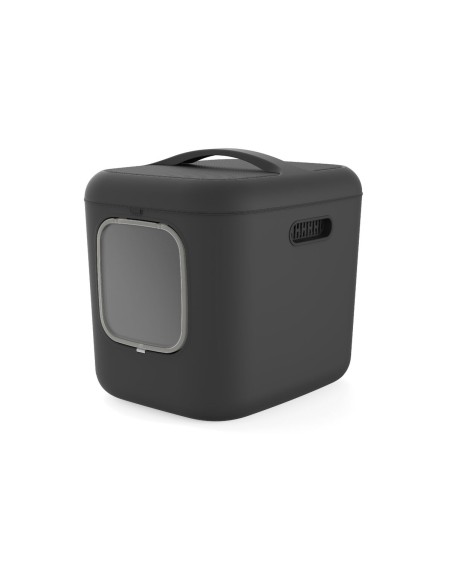 Caixa de Areia para Gatos Rotho My Pet Biala XL Antracite Plástico reciclado