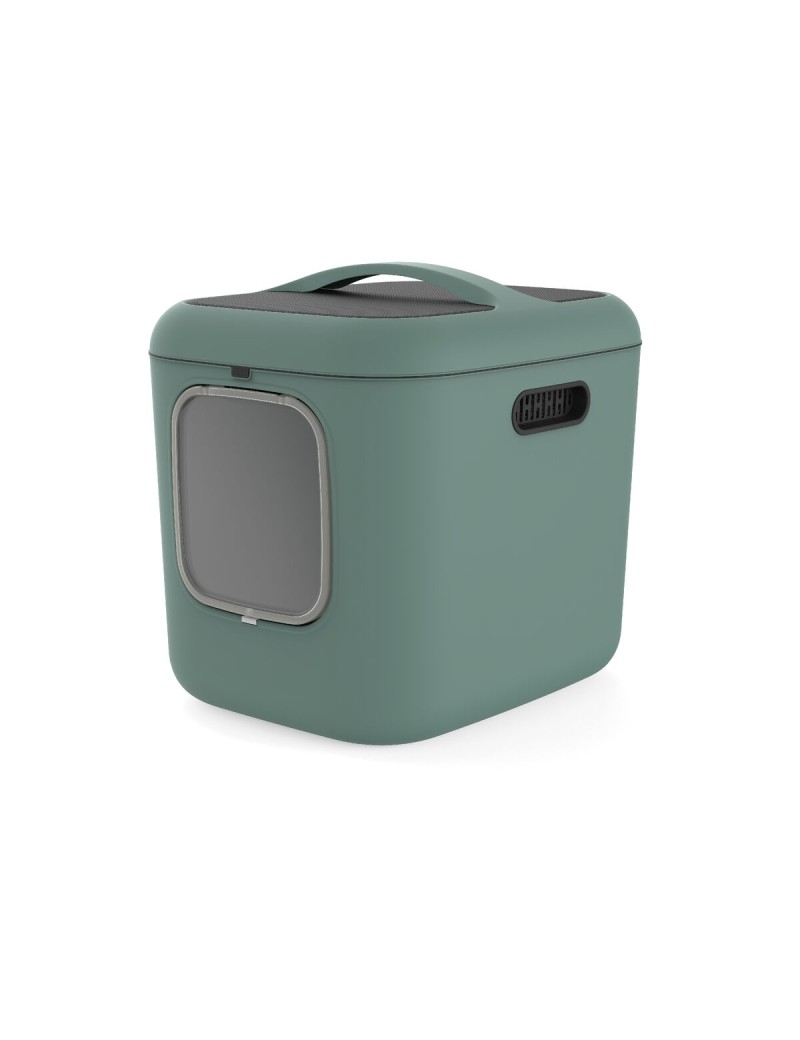 Caixa de Areia para Gatos Rotho My Pet Biala XL Verde Plástico reciclado
