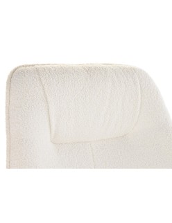 Butaca DKD Home Decor Natural Madera Poliéster Crema (65 x 75 x 96 cm)