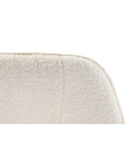 Butaca DKD Home Decor Natural Madera Poliéster Crema (65 x 75 x 96 cm)
