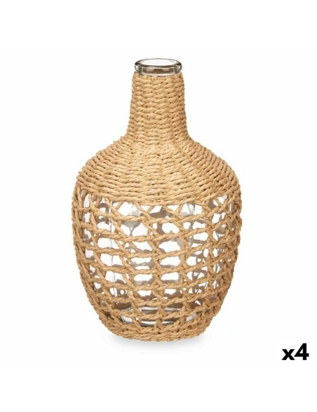 Caraffa Decorativa Marrone Cristallo 17 x 31 x 17 cm (4 Unità) Caraffa Decorativa Marrone Cristallo 17 x 31 x 17 cm (4 Unità)