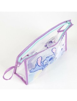 Nécessaire Com Acessórios Stitch Lilás 23 x 15 x 8 cm