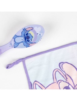 Neceser Con Accesorios Stitch Lila 23 x 15 x 8 cm