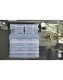 Juego de funda nórdica Pierre Cardin NINA Azul Cama de 150 3 Piezas