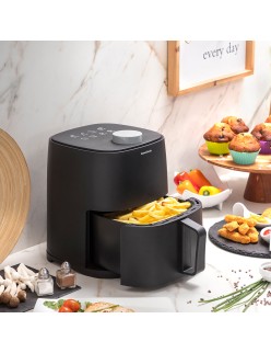 Friggitrice ad Aria InnovaGoods Fryinn Lite 2000 Nero 1200 W 2 L