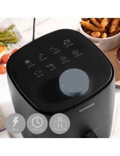 Friggitrice ad Aria InnovaGoods Fryinn Lite 2000 Nero 1200 W 2 L