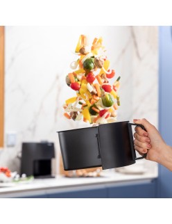 Friggitrice ad Aria InnovaGoods Fryinn Lite 2000 Nero 1200 W 2 L