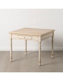 Mesa Creme Natural 91,5 x 91,5 x 77 cm