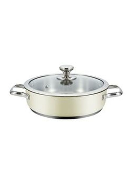 Caçarola com Tampa Haeger PA-24L.009A Bege Ø 24 cm