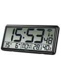 Wall Clock Hama Jumbo Black Plastic