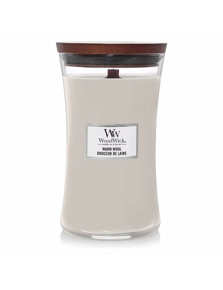 Scented Candle Woodwick Warm Wool 610 g