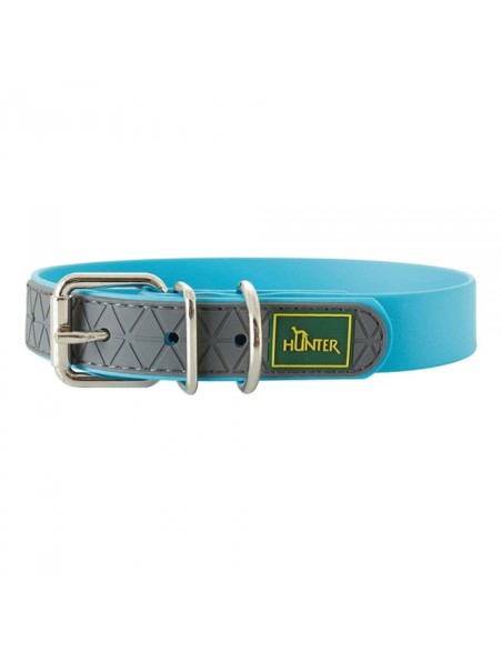 Dog collar Hunter Convenience Turquoise (38-46 cm)