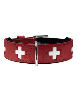 Coleira para Cães Hunter Swiss Vermelho/Preto (47-54 cm)
