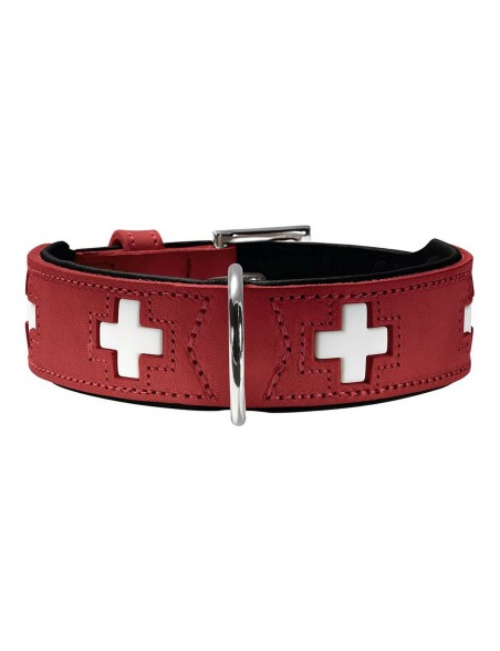 Coleira para Cães Hunter Swiss Vermelho/Preto (47-54 cm)