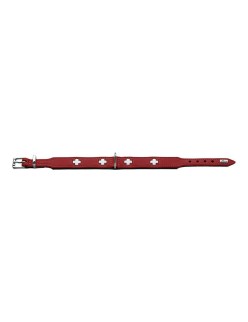 Coleira para Cães Hunter Swiss Vermelho/Preto (47-54 cm)