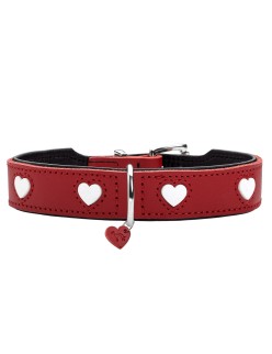 Coleira para Cães Hunter Love M/L 47-54 cm Vermelho