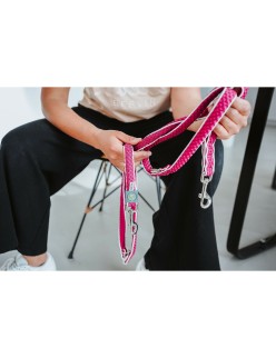 Correa para Perro Hunter Fucsia 2 m Ajustable