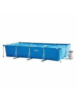 Piscina Desmontable Intex Metal Frame 7127 L Rectangular 450 X 220 X 84 CM