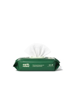 Wet Wipes for Pets Earth Rated Perfume free (60 Pieces)