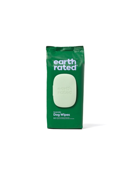 Wet Wipes for Pets Earth Rated Lavendar (60 Pieces)