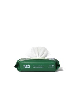 Wet Wipes for Pets Earth Rated Lavendar (60 Pieces)