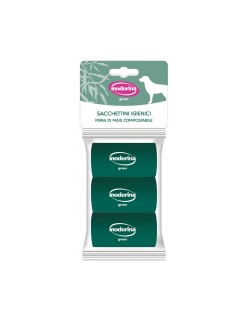 Sacos higiénicos Inodorina Green Poop Verde (3 Unidades)