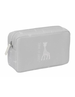 Neceser de Viaje Sophie la Girafe Gris claro 28 x 16 x 9 cm