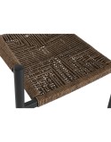 Stuhl Home ESPRIT Braun Schwarz Aluminium Rattan 56 x 60 x 78 cm