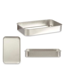 Pentola per arrosto Kinvara 100152 Argentato Alluminio 23,5 x 6 x 36 cm