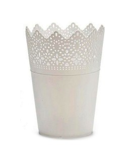 Pot 8430852224194 Blanc Plastique 15 x 18 x 15 cm