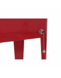 Fridge DKD Home Decor Red With wheels 74 x 43 x 80 cm Steel polypropylene 56 L (74 x 43 x 80 cm)