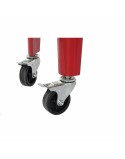 Geladeira DKD Home Decor Vermelho Com rodas 74 x 43 x 80 cm Aço Polipropileno 56 L (74 x 43 x 80 cm)