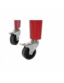Geladeira DKD Home Decor Vermelho Com rodas 74 x 43 x 80 cm Aço Polipropileno 56 L (74 x 43 x 80 cm)