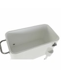 Portable Fridge DKD Home Decor White With wheels Steel PP (56 L) (74 x 43 x 80 cm)