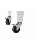 Frigorífico Portátil DKD Home Decor Branco Com rodas Aço PP (56 L) (74 x 43 x 80 cm)