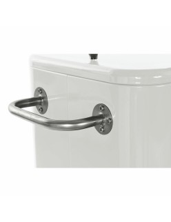 Portable Fridge DKD Home Decor White With wheels Steel PP (56 L) (74 x 43 x 80 cm)