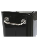 Portable Fridge DKD Home Decor 74 x 43 x 83 cm Black Steel Aluminium polypropylene 56 L