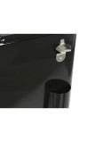 Portable Fridge DKD Home Decor 74 x 43 x 83 cm Black Steel Aluminium polypropylene 56 L