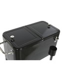 Portable Fridge DKD Home Decor 74 x 43 x 83 cm Black Steel Aluminium polypropylene 56 L