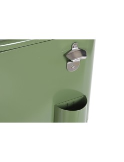 Portable Fridge DKD Home Decor 74 x 43 x 80 cm Steel Green polypropylene 56 L
