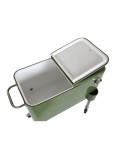 Portable Fridge DKD Home Decor 74 x 43 x 80 cm Steel Green polypropylene 56 L
