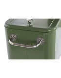Portable Fridge DKD Home Decor 74 x 43 x 80 cm Steel Green polypropylene 56 L