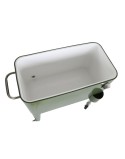 Portable Fridge DKD Home Decor 74 x 43 x 80 cm Steel Green polypropylene 56 L